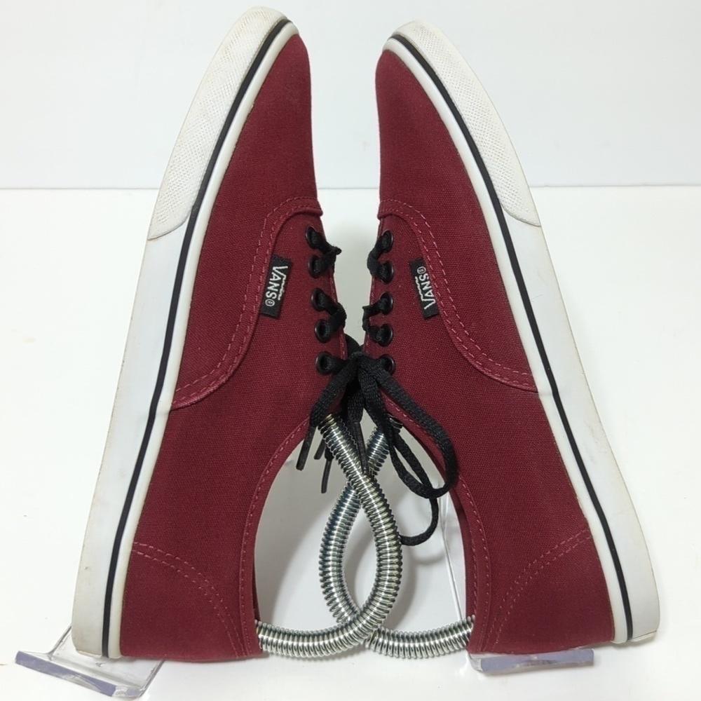 Vans off the wall burgendy red athletic sneaker women's size 6.5 men's 5 - Picture 6 of 14